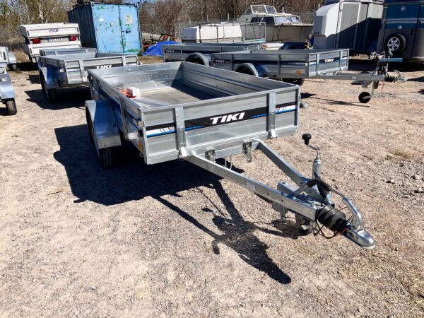 Begagnat 1-axlat flaksläp 2024 EGJ14P, V-hjul