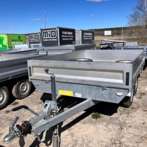 Begagnat 2-axlat flaksläp KXK90M, V-hjul - Bild 2