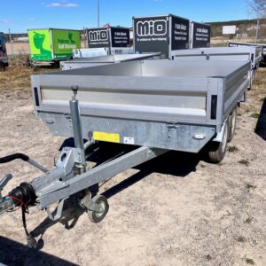 Begagnat 2-axlat flaksläp HML57J, V-hjul - Bild 2